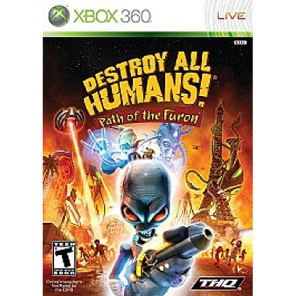 Destroy All Humans Path of the Furon (Microsoft Xbox 360,2008) Disc Only